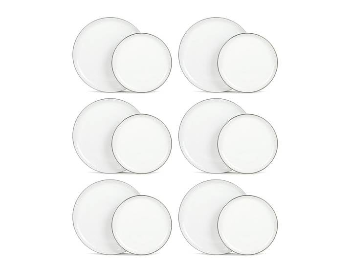 Service 12 pièces blanc