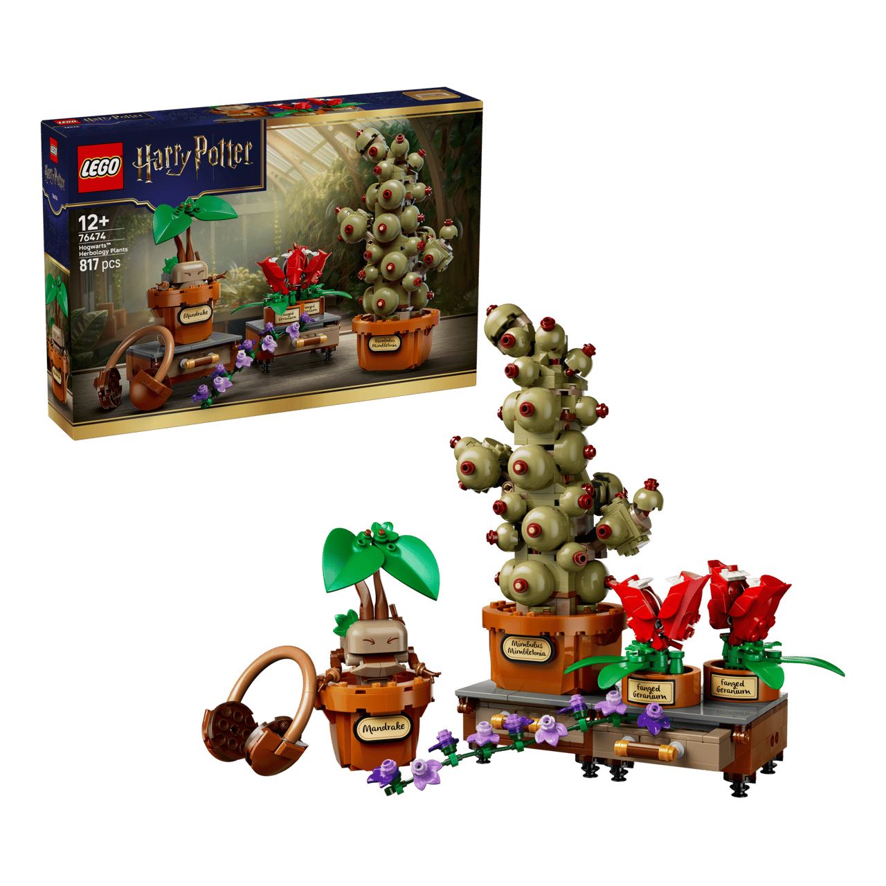 LEGO Harry Potter 76474 Schloss Hogwarts: Kräuterkunde-Pflanzen