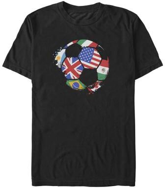 Men's Big & Tall Ball Flags by Mad Engine in Black (Size 4XLT)