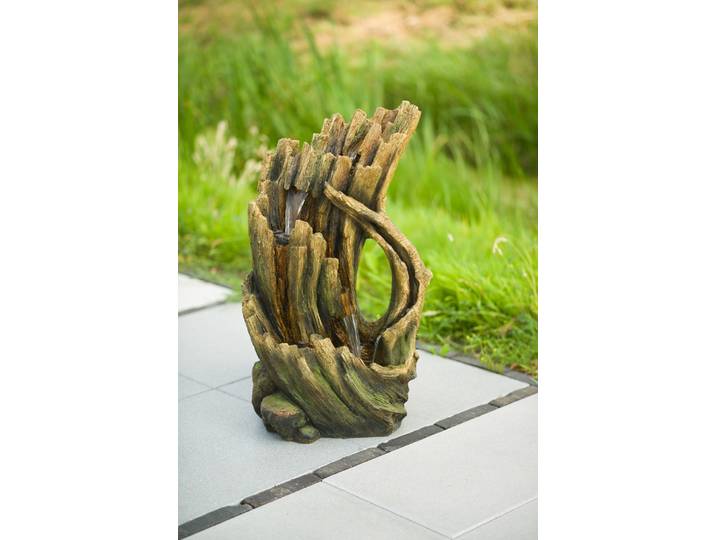Gartenbrunnen UBBINK Alcamo , beige (natur), Polyresin, Wasserspiele, Gartenbrunnen