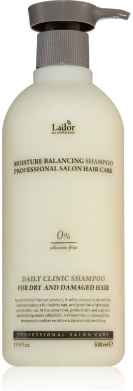 La'dor Moisture Balancing hydratisierendes Shampoo für trockenes und beschädigtes Haar 530 ml