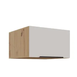 Aufsatzschrank Hochschrank 60 cm Küche SOLANO Kaschmir beige Küchenzeile