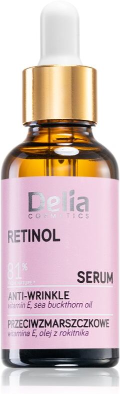 Delia Cosmetics Retinol anti-wrinkle serum for face, neck and chest 30 ml