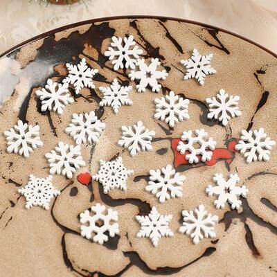 Uplift Treasures Mini Snowflake Christmas Decorations Set 50pcs Mini Snowflake Christmas Decorations Set 50pcs