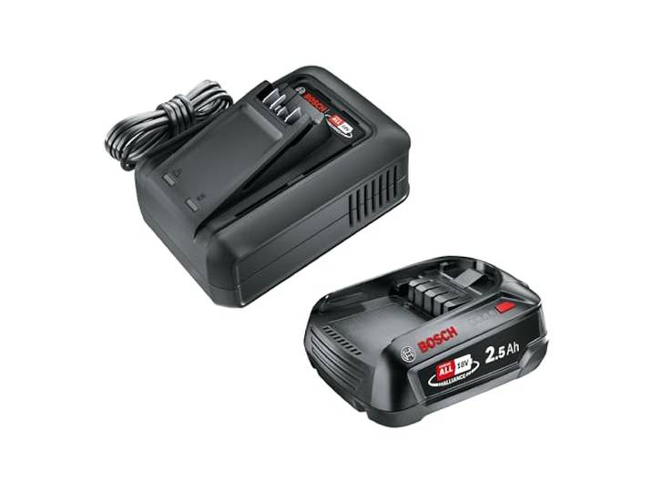 Gardena Starter-Kit P4A QC AL18V-44+1x2.5Ah Akkus & Ladegeräte: Teil des Power for All Akku-Sortiments, Schnelles Laden, Ladezustandsanzeige, Lang anhaltende Laufzeit, Konstante Leistung (14913-20)