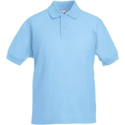 Fruit of the Loom Kinder 65/35 Polo Kids 63-417-0 sky blue 104