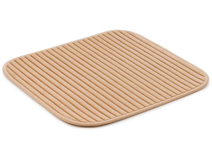 Gözze Berlin Höhe 7 mm rutschhemmend beschichtet fussbodenheizungsgeeignet Badteppich, Uni Farben, Cord Optik, waschbar