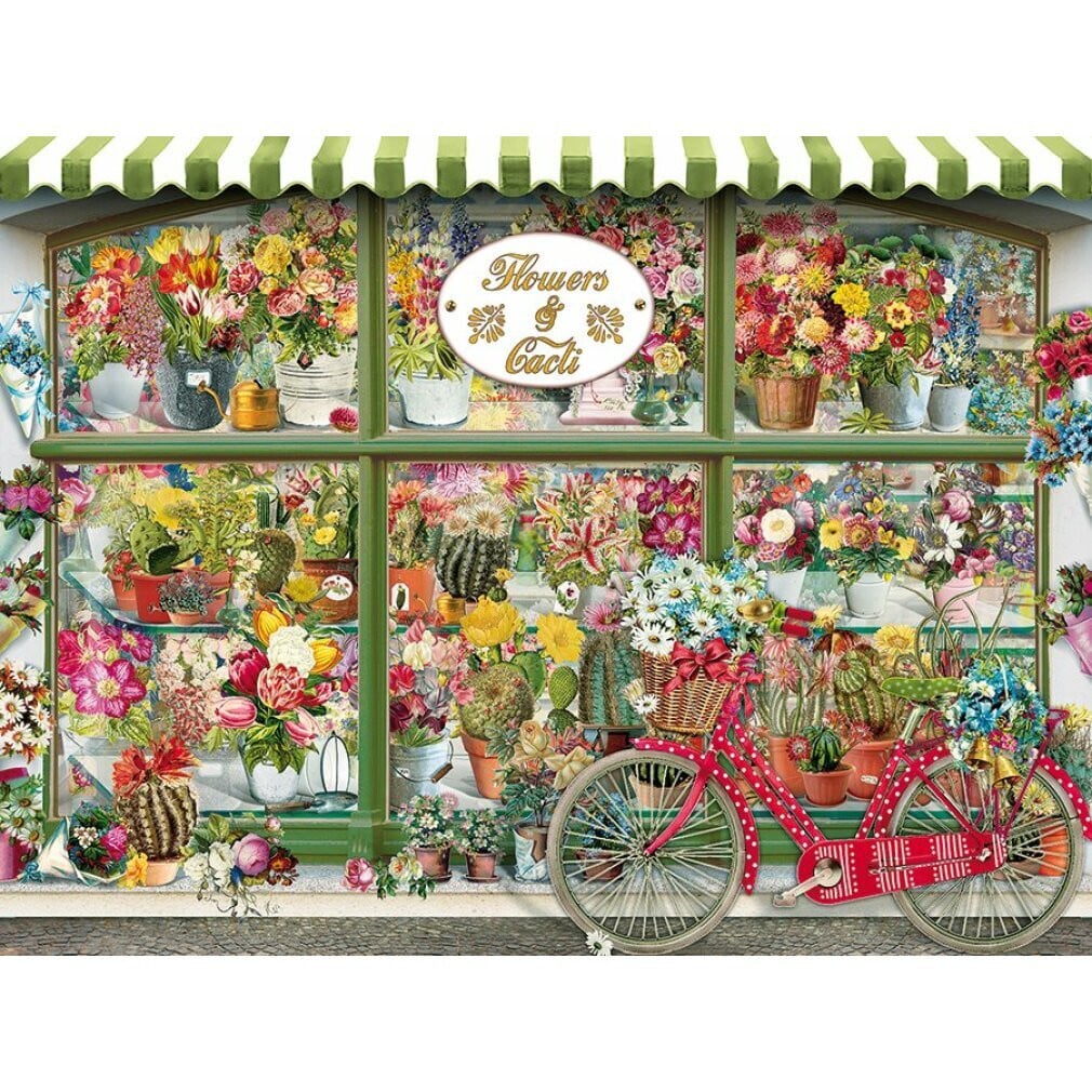 Cobble Hill Puzzel Bloemen en Cactusspeciaalzaak XXL formaat 275 stukjes