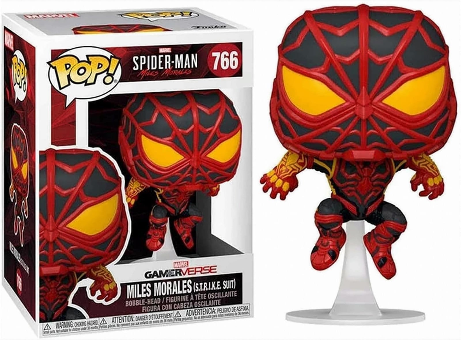 Funko Pop! Marvel Spider-Man Miles Morales S.T.R.I.K.E. pak 766 Vinyl figuur