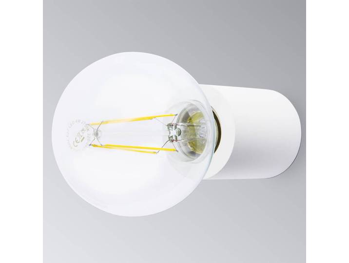 FARO BARCELONA Wandleuchte Ten, weiß / opal, für Wohn- / Esszimmer, Metall, Modern