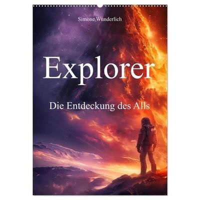 Explorer - Die Entdeckung des Alls (Wandkalender 2027 DIN A2 hoch), CALVENDO Monatskalender