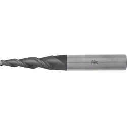 PFERD TOOLS Robotics VHM-Fräser Ø4,5mm, 5° konisch, 2 Schneiden,  Fase 0,3mm, DLC-beschichtet, Schaft HA, Performance Aluminium - 23001009