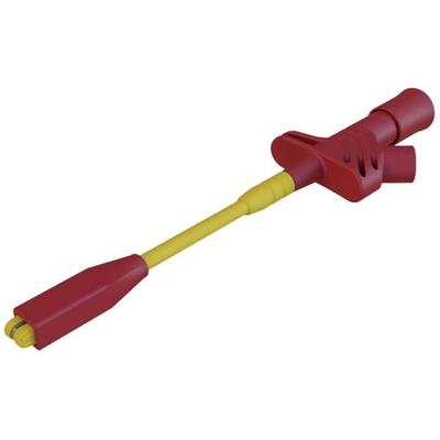 Hirschmann Test & Measurement KLEPS 2800 rt Sicherheits-Abgreifklemme Steckanschluss 4 mm CAT III 1000 V Rot