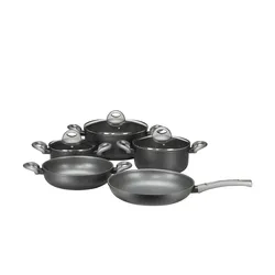 KHG Topfset  SANDRA ¦ schwarz ¦ Aluminium
