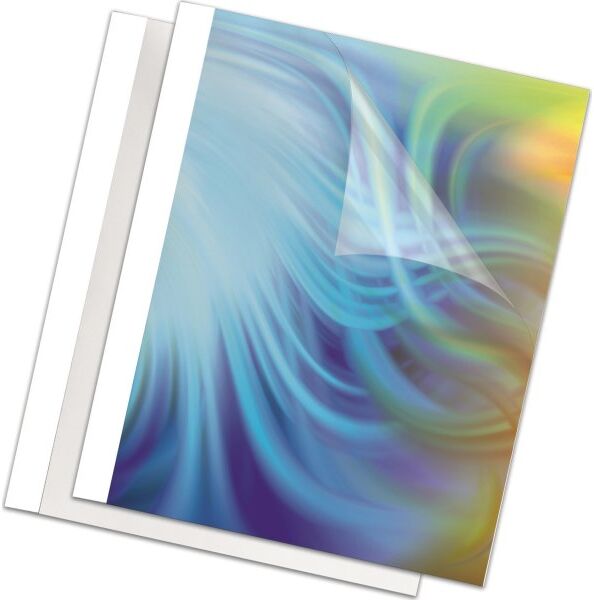 Fellowes Standard Limindbinding Cover 1,5mm Hvid