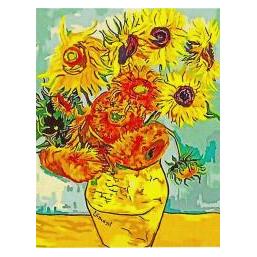 Ideyka Malen nach Zahlen - Sonnenblumen von Van Gogh, 40x50 (39632097)