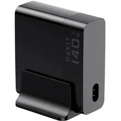 Havit 140W Reiseladegerät UCLE004 EU (140 W, 5 Ports), USB Ladegerät, Schwarz