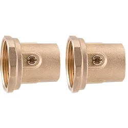Barberi 2 kompakte Kugel-Absperrventile mit Pumpenanschluss und IG-Anschluss G 1 1/2'' ÜWM-G 1'' IG