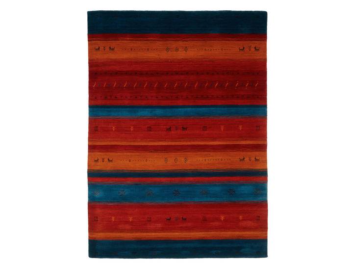 Cazaris Orientteppich Savannah, Mehrfarbig, Abstraktes, rechteckig, 300x250 cm, für Fußbodenheizung geeignet, Teppiche und Böden, Teppiche, Orientteppiche