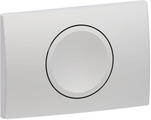 Geberit Delta 15 Round Betätigungsplatte 115120465 mattverchromt, für Spül-Stopp-Spülung