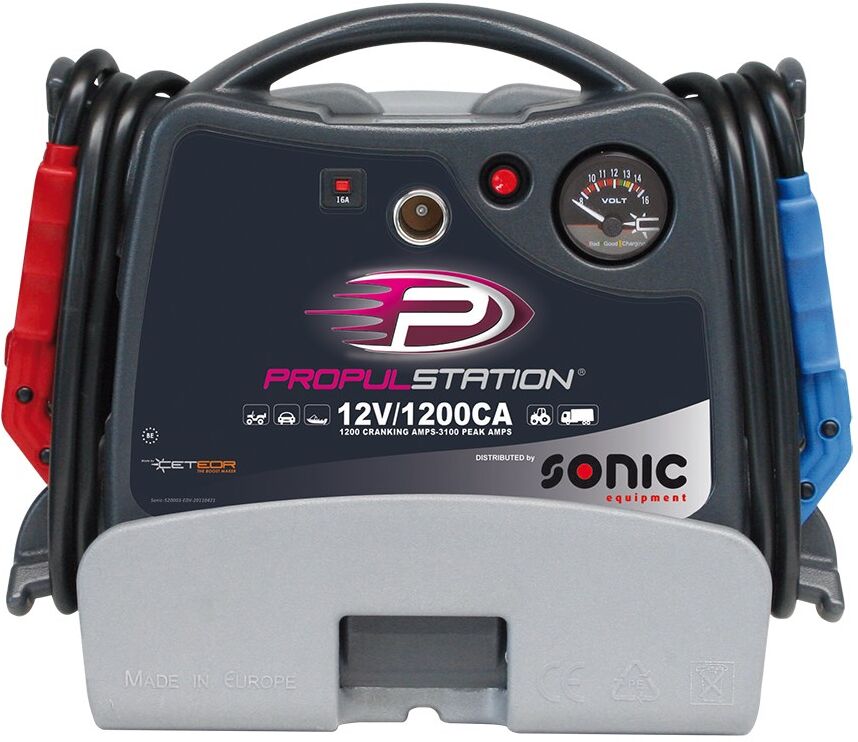 Sonic Equipment Starthilfegerät Dc 12v 1200ca Propulstation Mit Ladestation Für Das Fahrzeug 48115