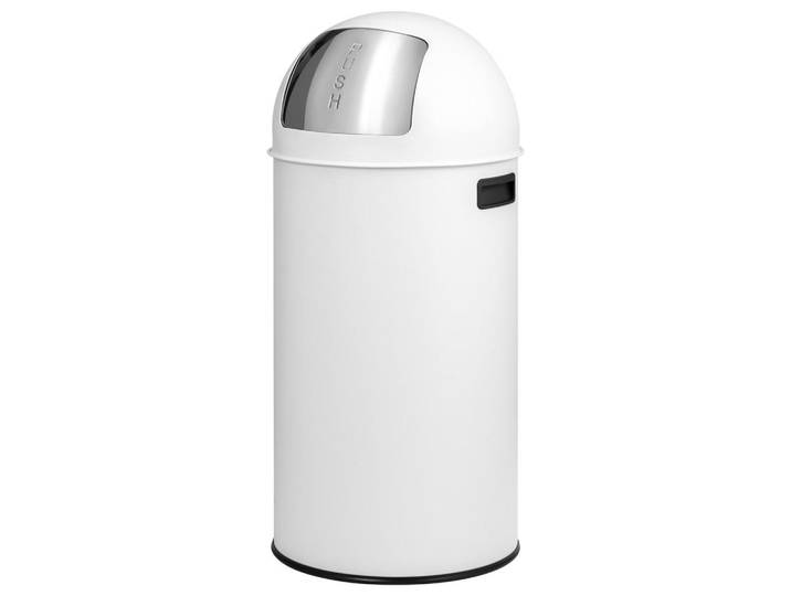 eluno Abfalleimer Push-Deckel 35 L, weiß, Weiß, Metall, 30.5x66.5x30.5 cm, Haushalt & Reinigung, Reinigung, Mülleimer & Abfallsammler