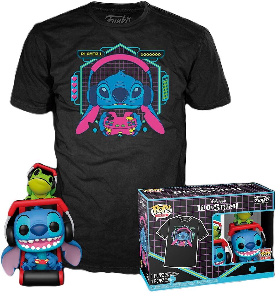 Funko Pack Pop &amp; Tee Gmr Stitchcon rana Lilo &amp; Stitch Disney.  (XL)