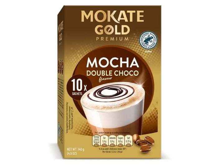 MOKATE GOLD Bâtonnets Premium Moka Double Choc 10 x 14 g