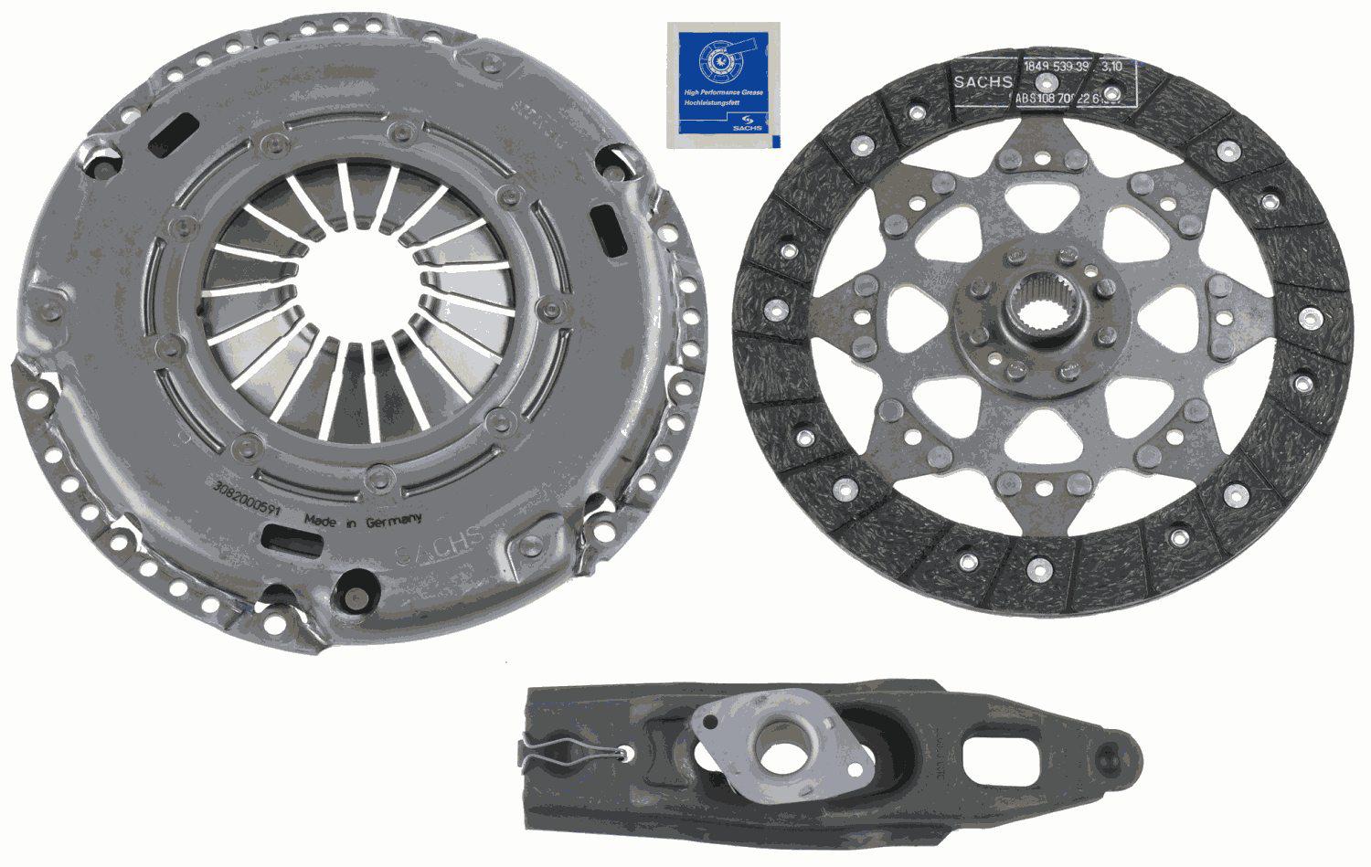 SACHS Kupplungssatz 3000951042 für SMART MITSUBISHI