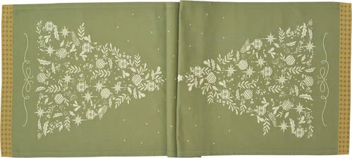 Sander Tafelloper Chef Tree Olive 47 x 150 cm