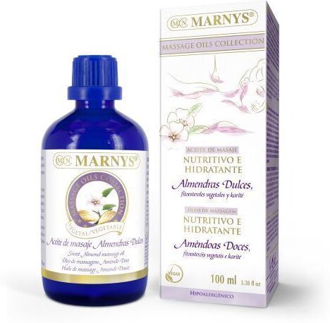 Marnys Moisturizing and Nourishing Massage Oil Sweet Almonds 100 ml
