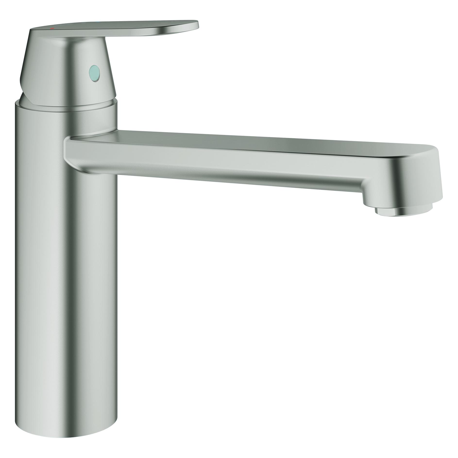 Grohe Kchenarmatur mit Einhebelmischer Eurosmart Cosmopolitan supersteel matt 30193 (30193DC0)
