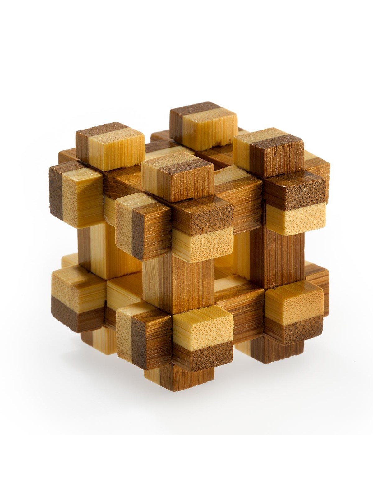 Eureka 3D Bamboo Brain Puzzle Prison House 3D Puzzle