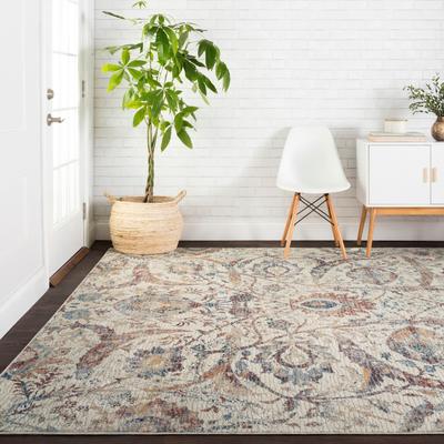 Alexander Home Traditional Mosaic Floral Spray Area Rug