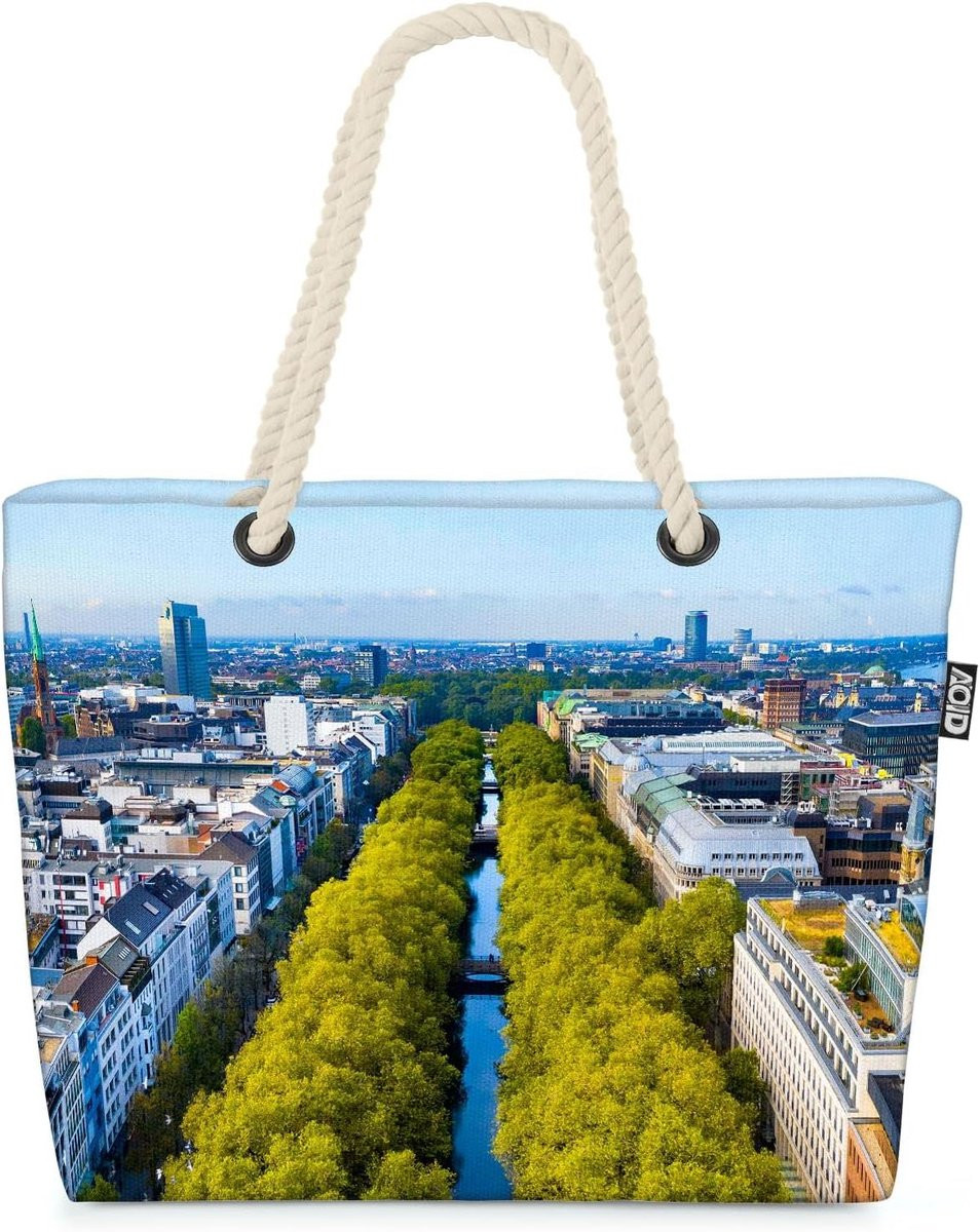 Strandtas Shopper Meerkleurig XXL Formaat 58 cm