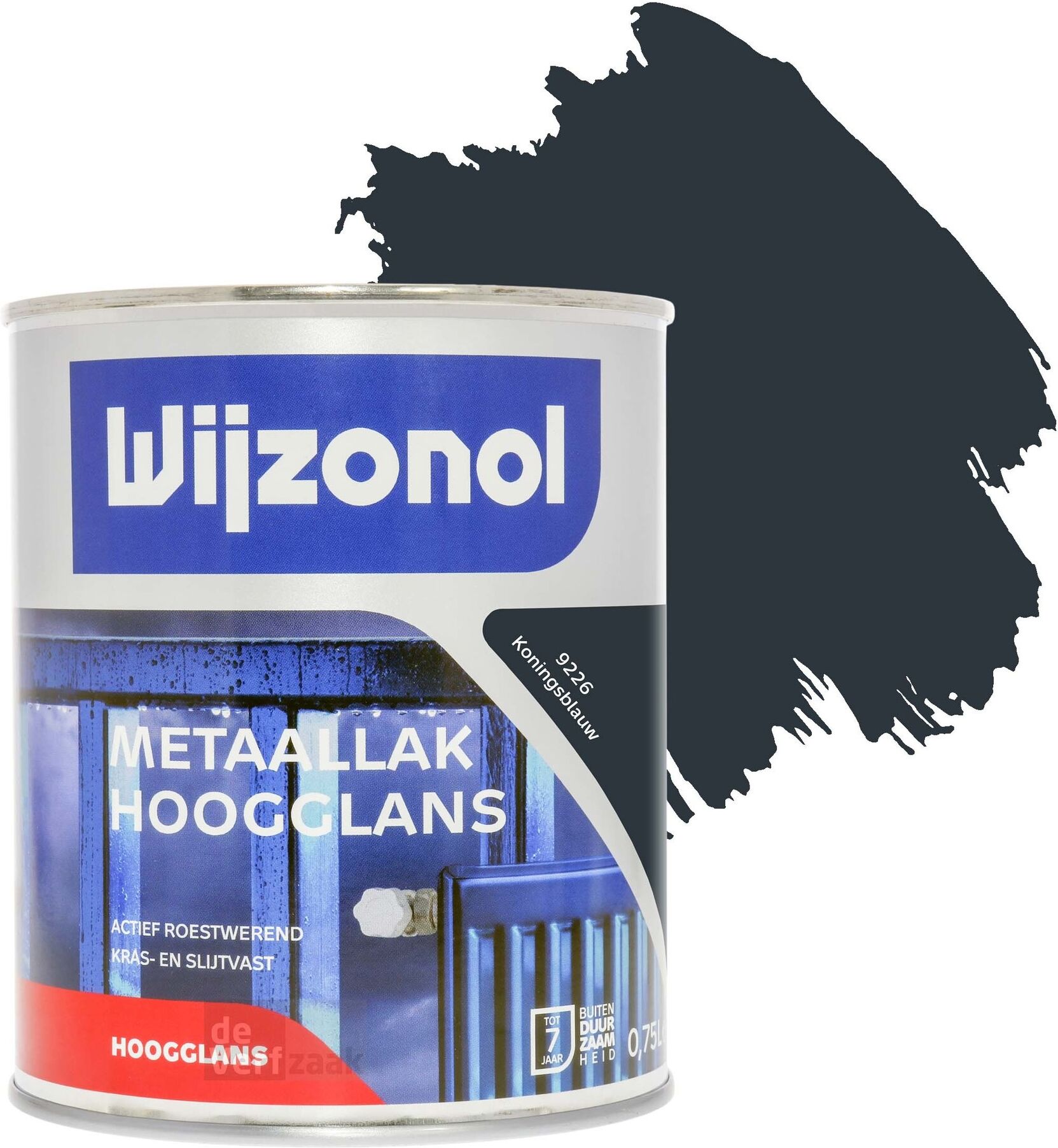 Wijzonol Metaallak Hoogglans 9226 Koningsblauw