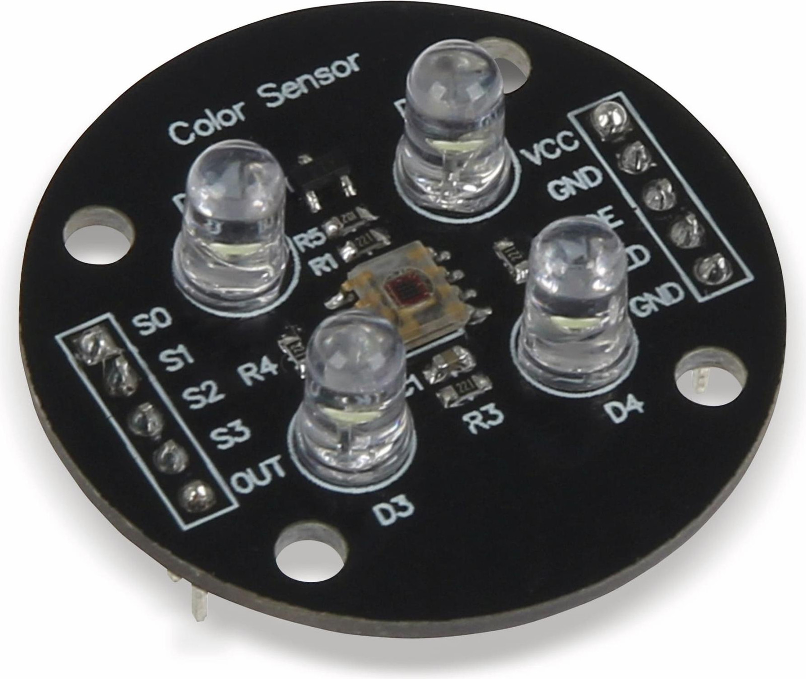 Joy-it Arduino uitbreidingskaart met TCS3200 kleursensor, zwart (sen-color)