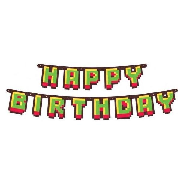 GoDan Happy Birthday Papiergirlande 160cm (1 Stk.) (41959622)