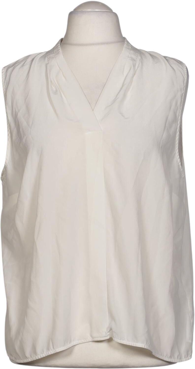 Uta Raasch Damen Bluse, Weiß, Gr. EU 48, Seide - Second Hand
