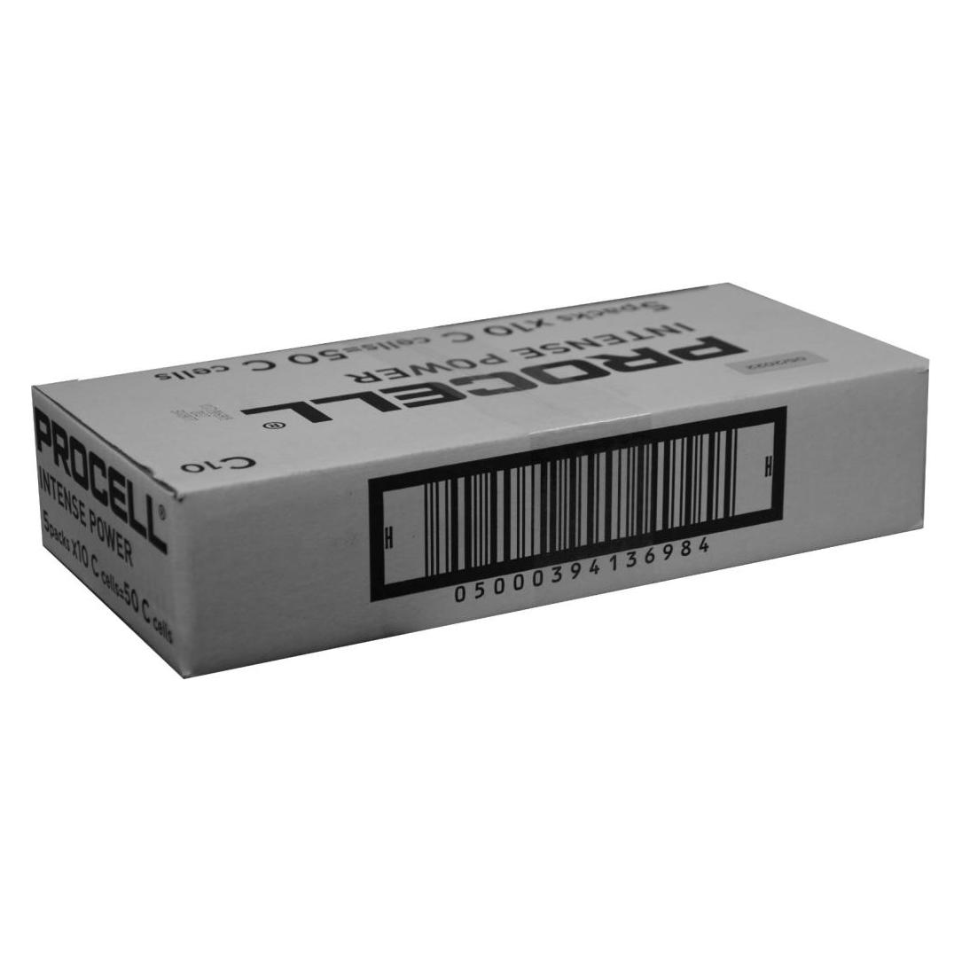 Duracell BDPI6LR61 Procell Intense Alkaline Batterie 9V E-Block 6LR61 50 Stück (50 Stk., 9V Block, E Block) (54038904)
