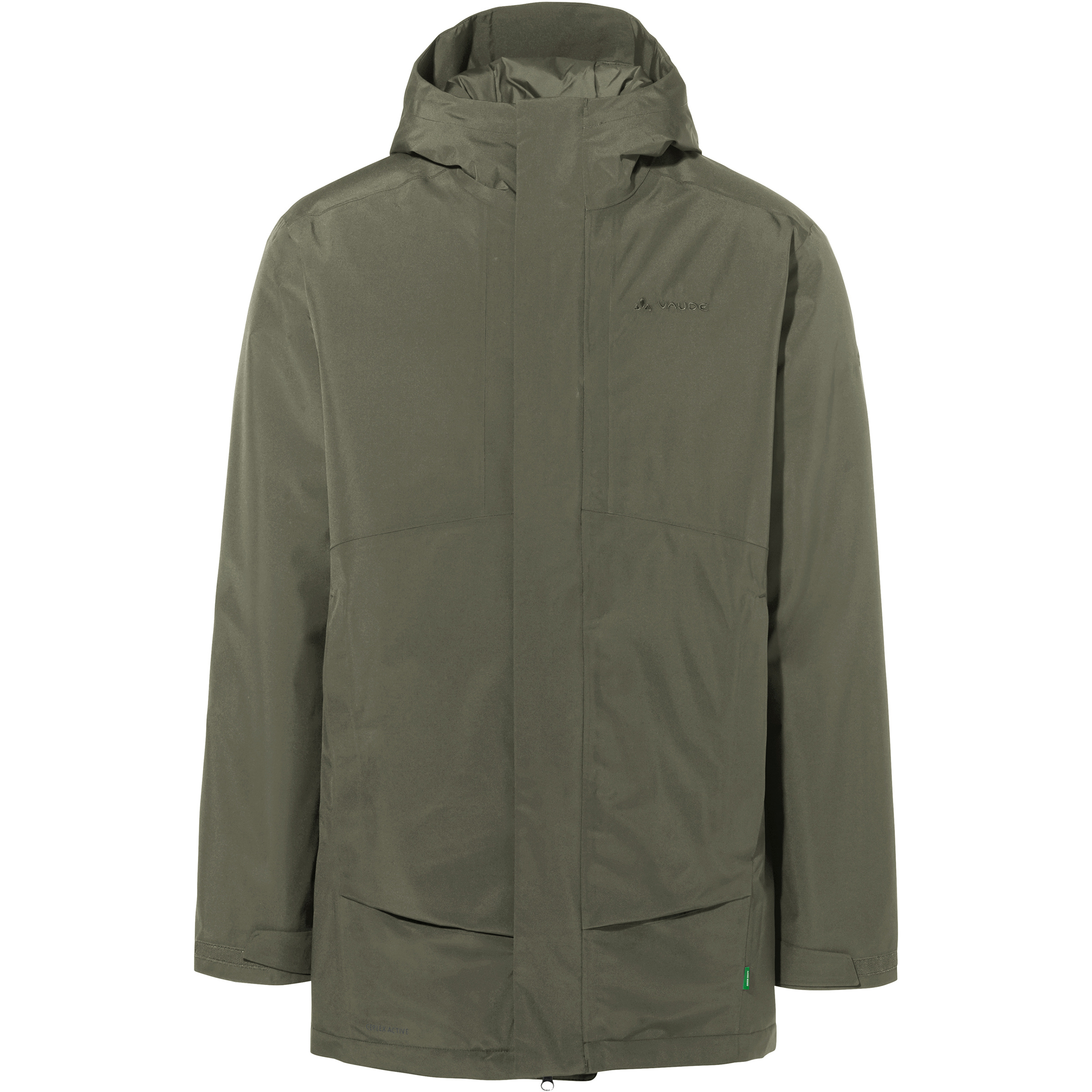 Vaude Rosemoor Padded Parka Herren Winterjacke oliv Größe XL Lifestyle Winddicht Wasserabweisend