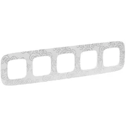 Legrand 754345 Valena Allure 5-Fach Rahmen Chromestyle