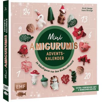 Mini-Amigurumis Adventskalender - Weihnachten im Wald, Gebundene Ausgabe von Ilaria Caliri,Irene Strange, Edition Michael Fischer / EMF Verlag,