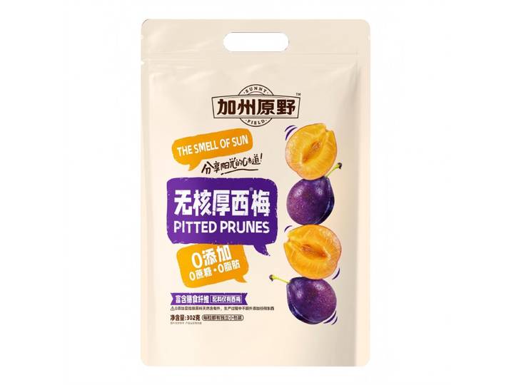 Jiazhouyuanye dikke ontpitte pruimen 302 g
