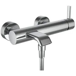 Laufen MEDA Wannenarmatur-Set HF506660100600 Aufputz, mit Schlauch und Handbrause, chrom