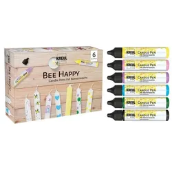 KREUL Kerzenstifte »Bee Happy« 6 Stück