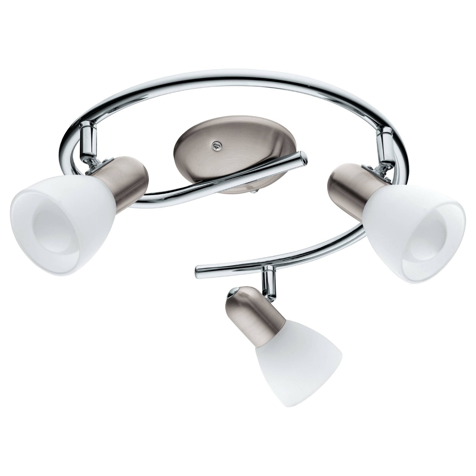 Eglo Dakar LED-plafondlamp type A, wit/zilver, diameter: 29,5 cm