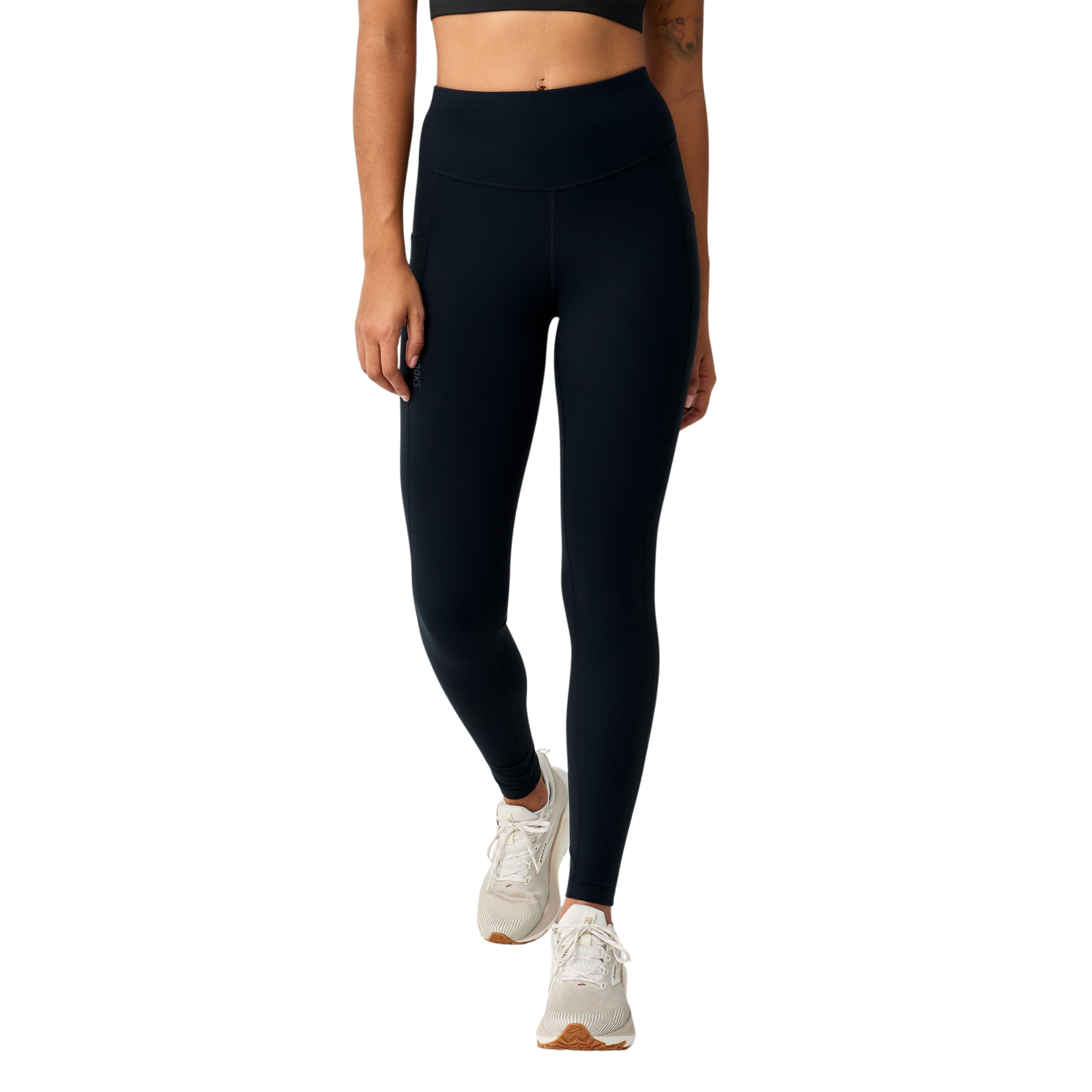 Brooks Momentum Thermal Tights Damen Laufhose schwarz Größe XL Laufen Widerstandsfähig