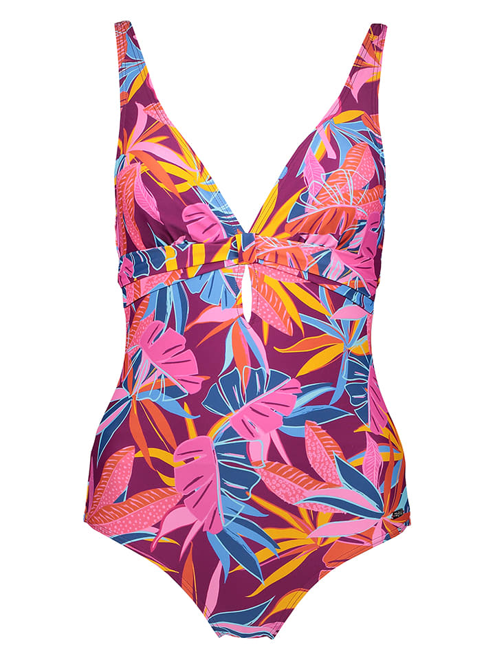 Buffalo Badeanzug in Lila/ Pink - 36A/B-Cup