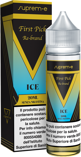 Suprem-e First Pick Re-Brand Ice Liquido Shot Mix 20ml Tabacco Ghiaccio
